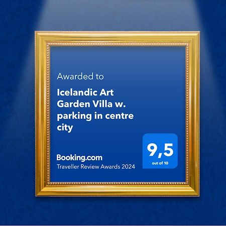 Icelandic Art Garden Villa W. Parking In Centre City Reykjavík Zewnętrze zdjęcie