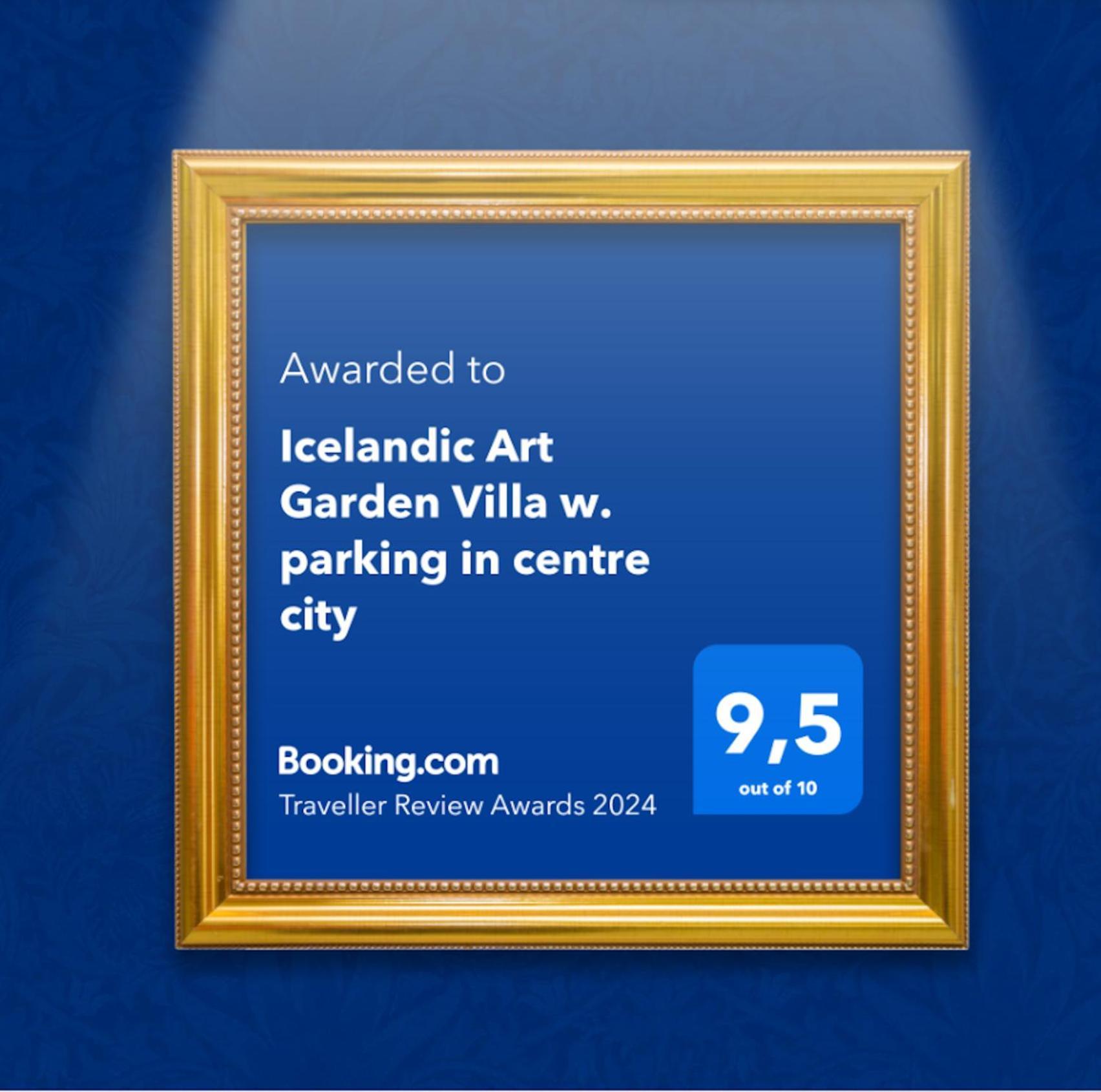 Icelandic Art Garden Villa W. Parking In Centre City Reykjavík Zewnętrze zdjęcie
